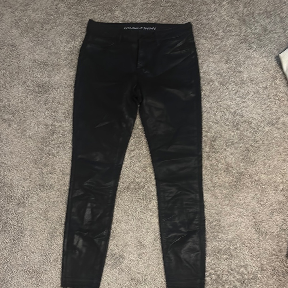 Articles of Society Black Coated Jeans